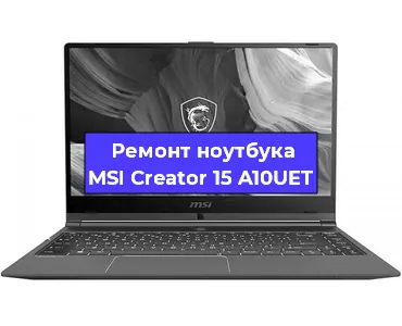 Чистка от пыли и замена термопасты на ноутбуке MSI Creator 15 A10UET в Челябинске